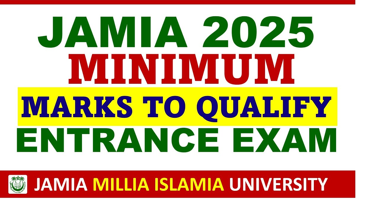 Jamia Test पास करने के लिए कितना नंबर चाहिए? | Jamia Millia Islamia University Admission 2025 | JMI