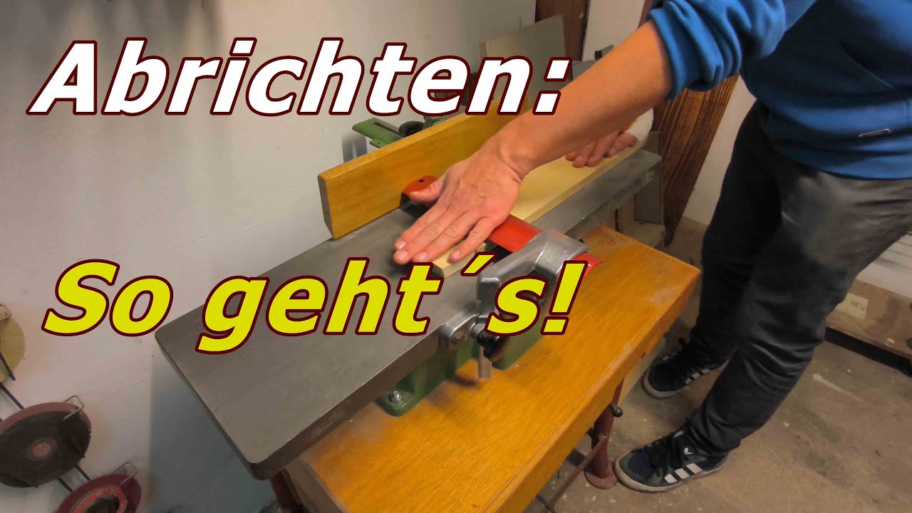 Krummes Brett? So macht die Abrichte es plan!  Inca Abrichthobel im Einsatz