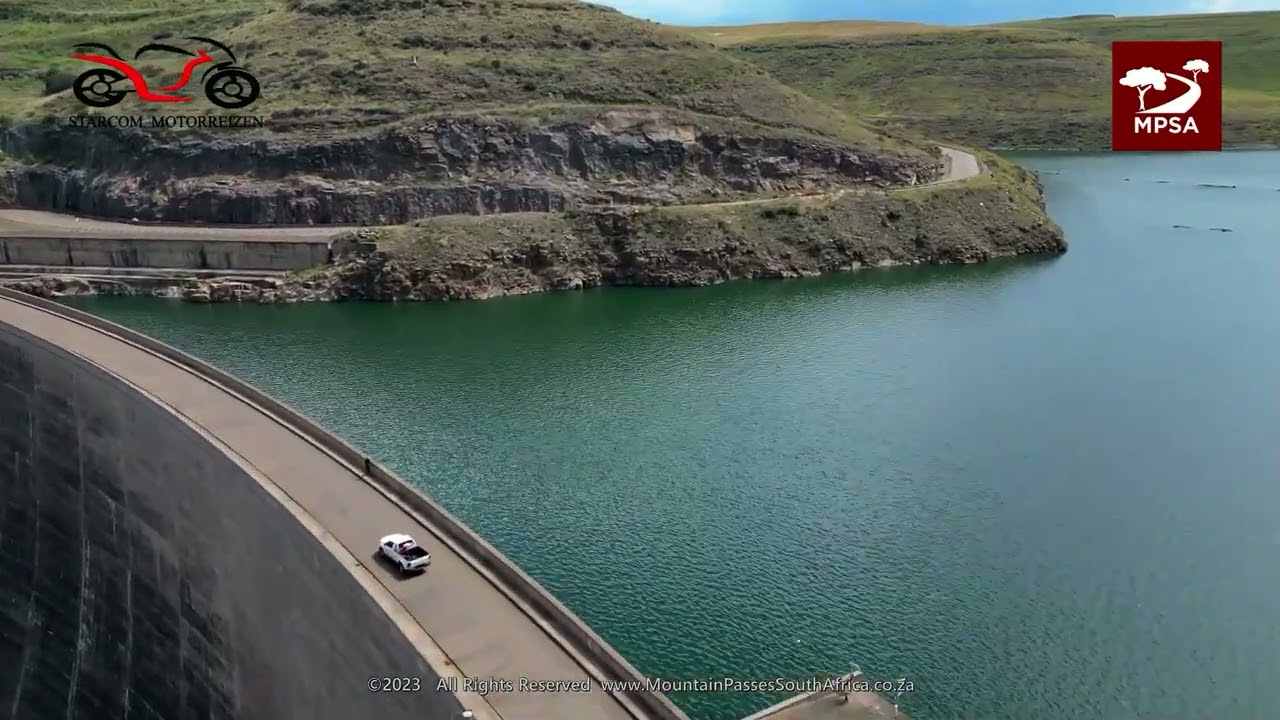 Starcom goes South Africa, de Katse Dam    Info  starcom motorreizen@telenet be