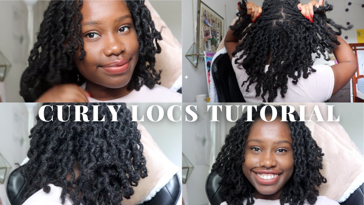 How to Make Your Locs Curly | Curly Locs Tutorial