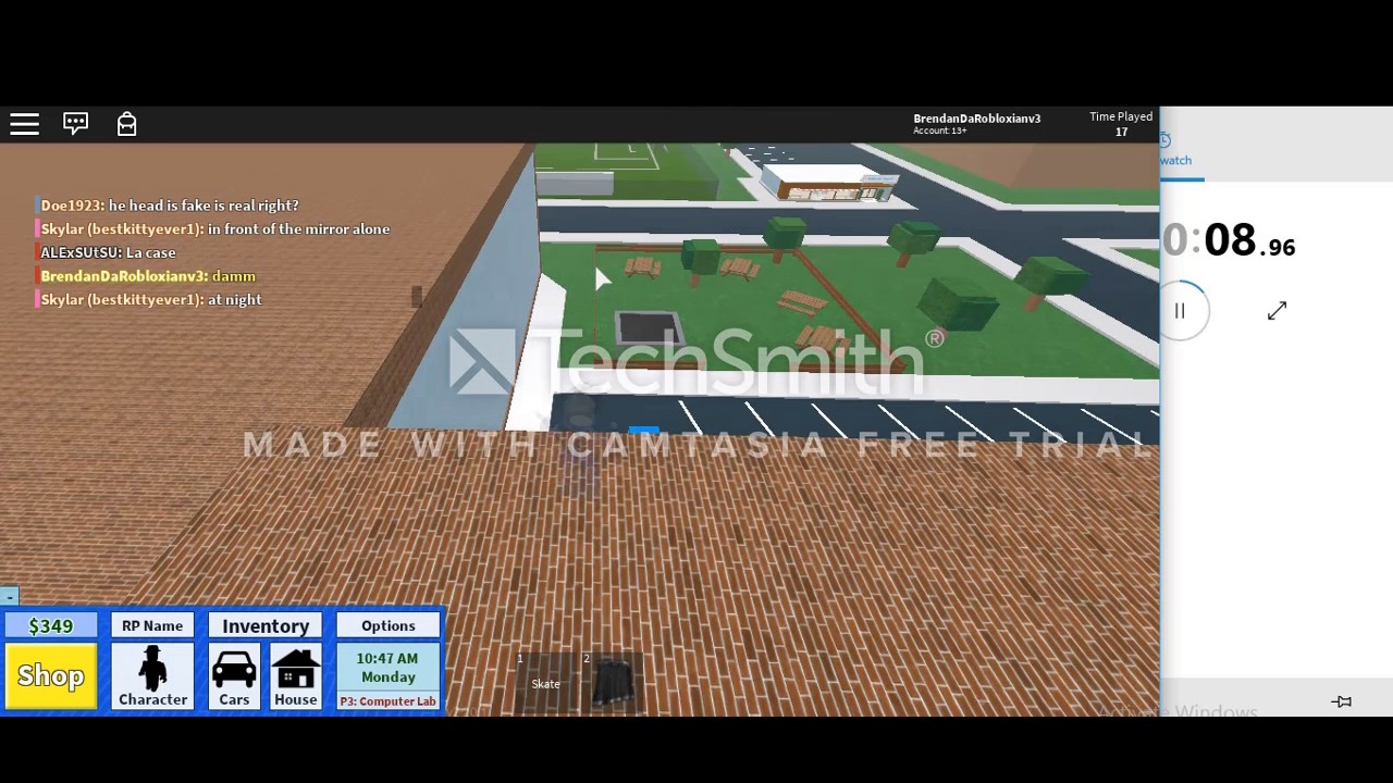 How To Be Invisible Forever!/ROBLOX HIGH SCHOOL GLITCH
