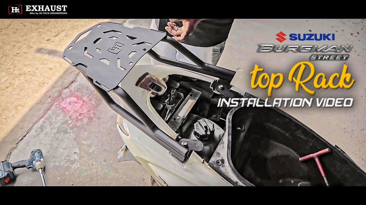 Burgman Top Rack INSTALLATION GUIDE