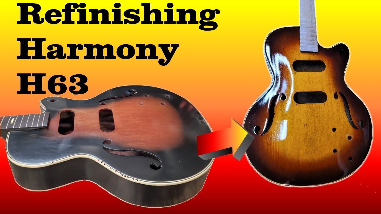 1950's Harmony Espanada gets new finish, refret, neck reset, inlays
