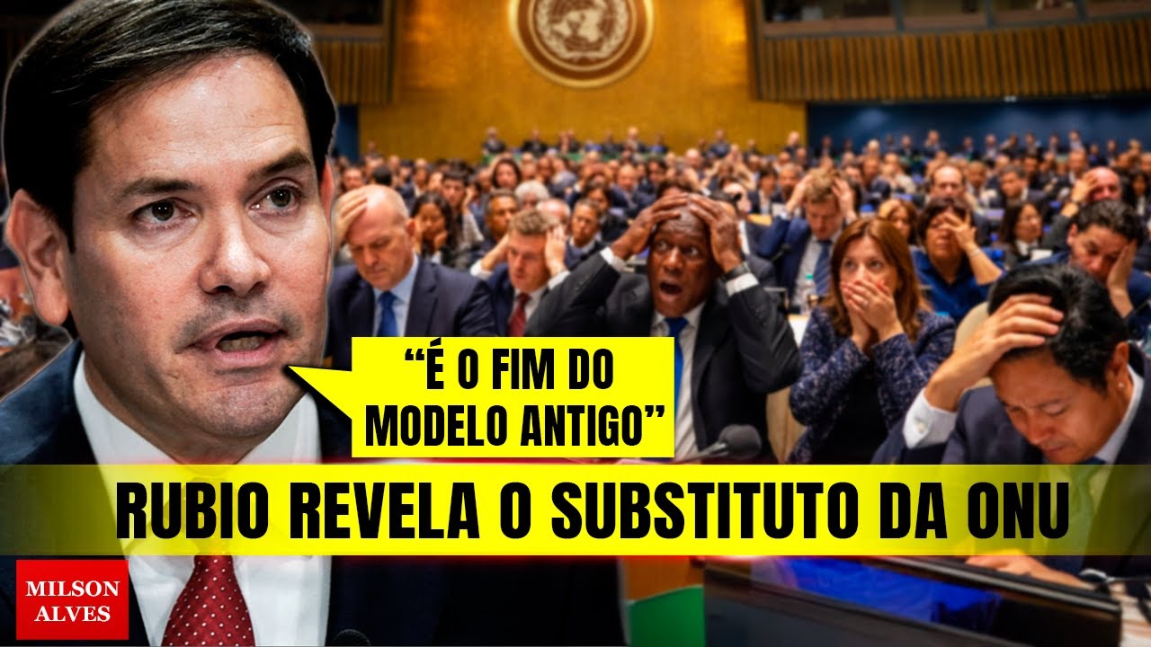 MOMENTO HISTÓRICO: Rubio REVELA Conselho da Paz de Trump que substitui a ONU