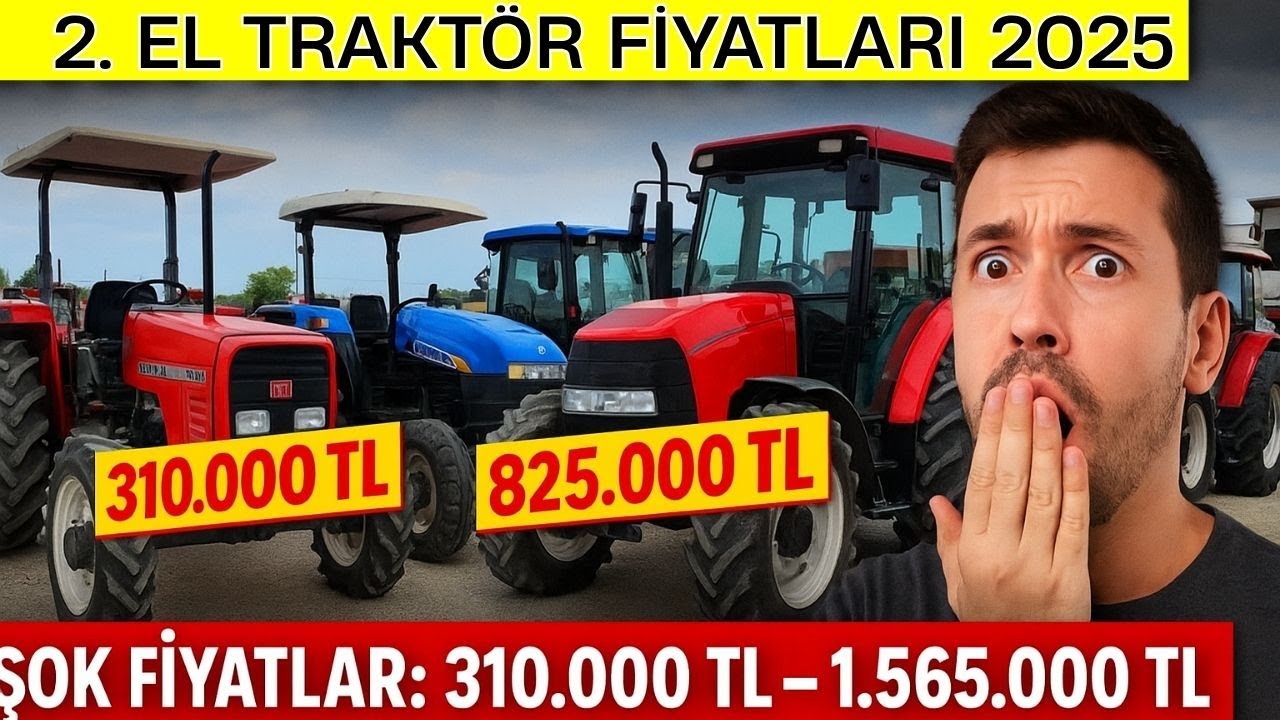 En Uygun Traktör 310.000 TL'ye Türk Fiat! 2. El Traktör Fiyatları Uçtu mu? 2.El Traktör Fiyatı 2025