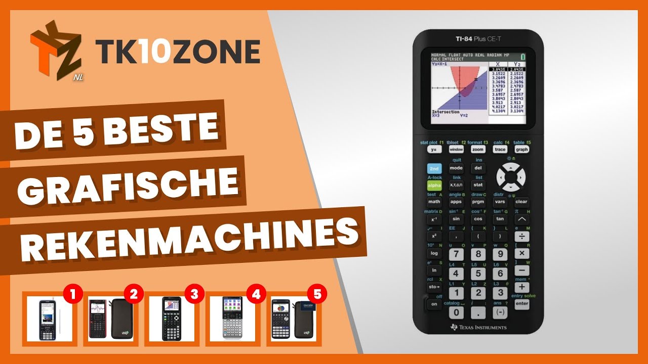 De 5 beste grafische rekenmachines