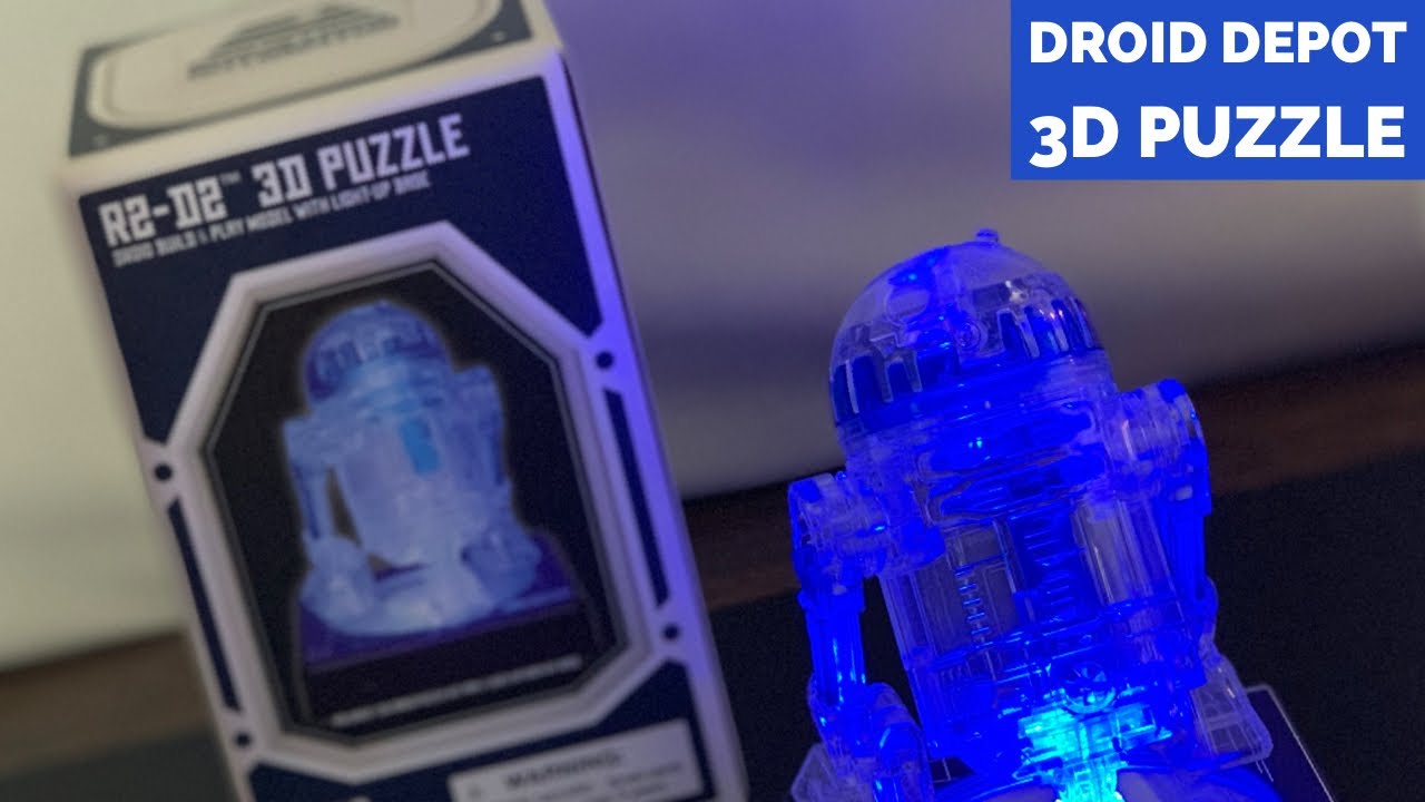 R2-D2 3D Puzzle from Droid Depot (Galaxy's Edge) | Unboxing and Assembly