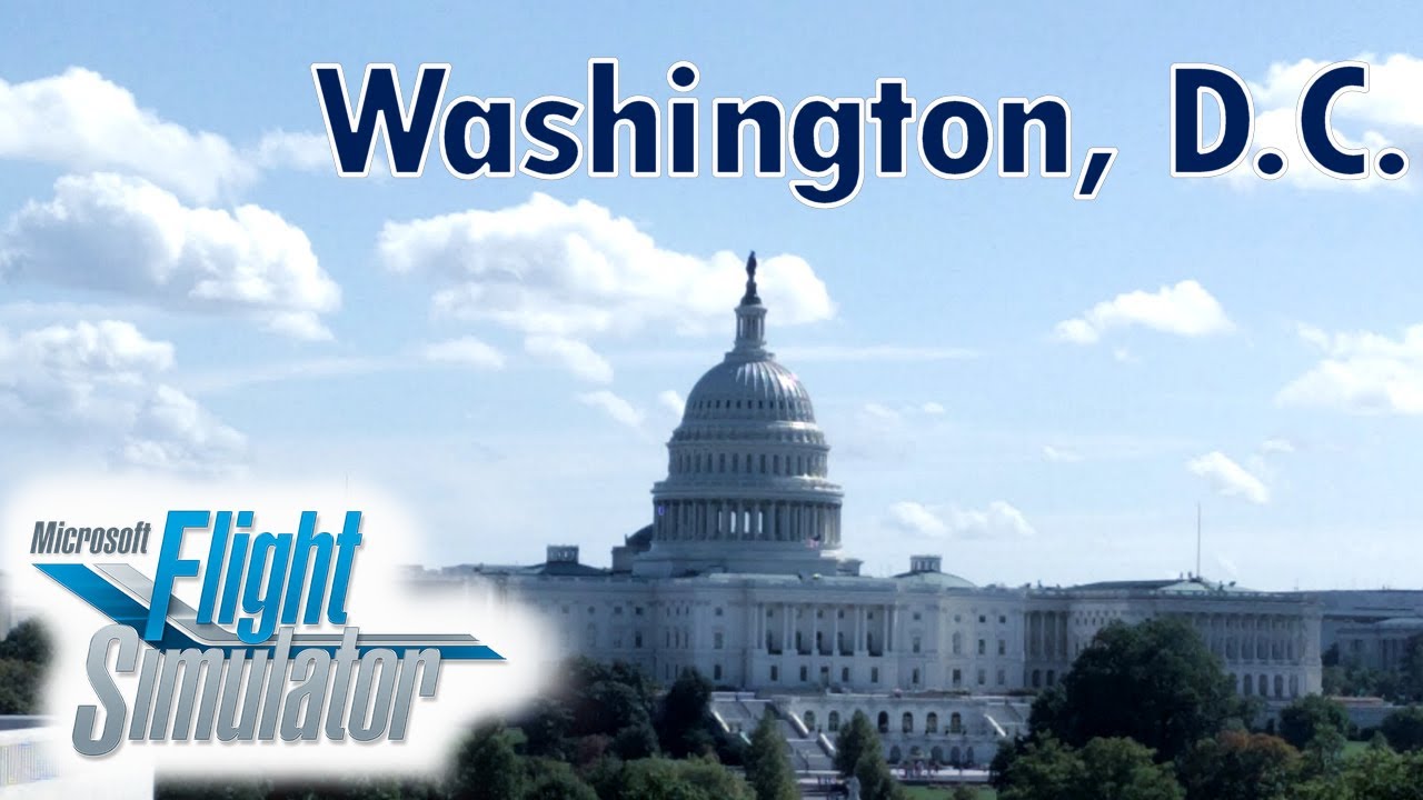 Washington DC - Microsoft Flight Simulator