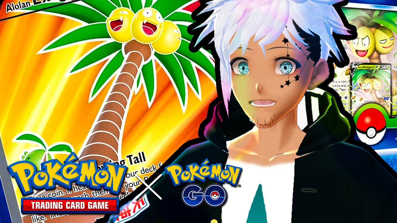 Pok&eacute;mon Go V Alolan Exeggutor Full Art Pull