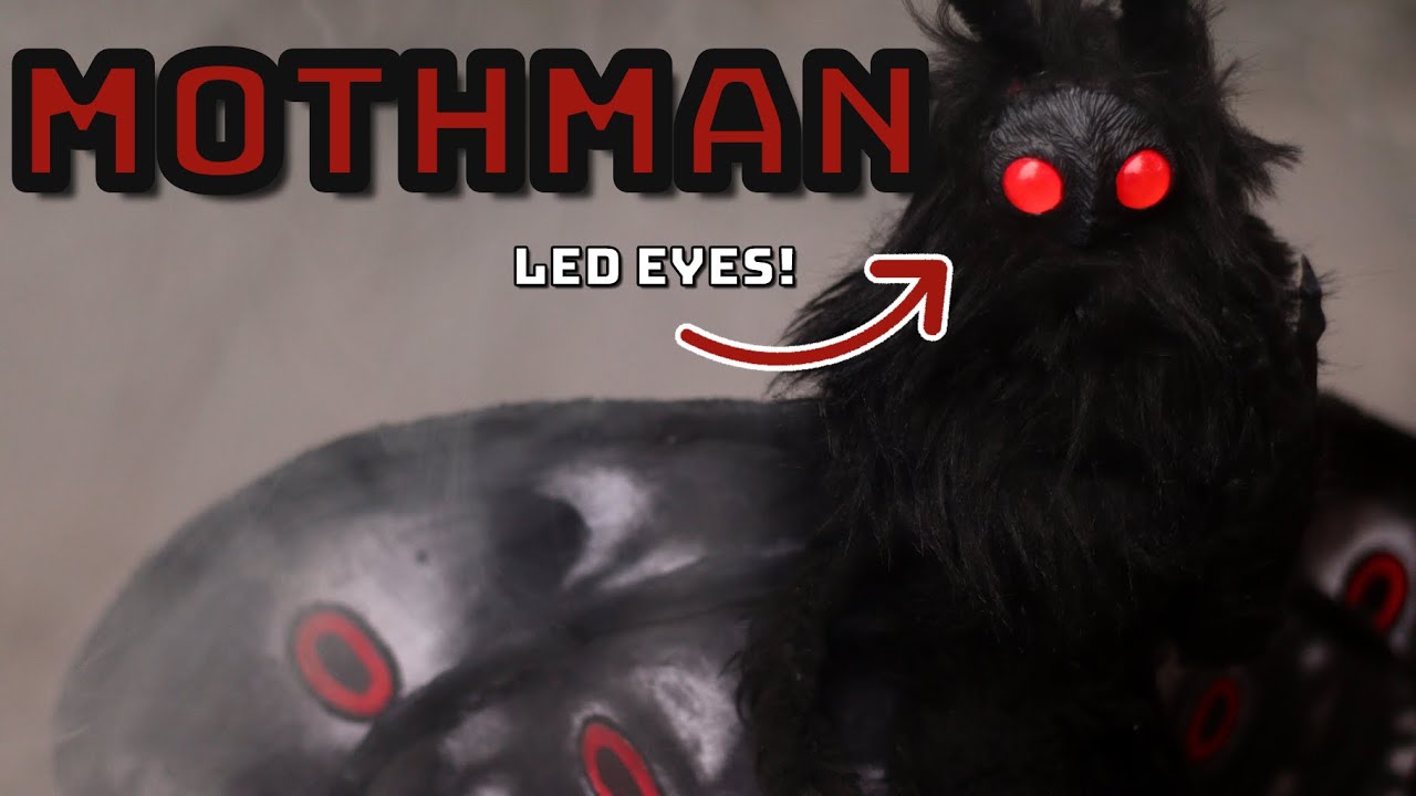 I Made MOTHMAN l DIY Art Doll Tutorial l Halloween Special