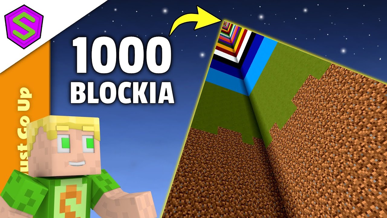 Maailman korkein Parkour Kartta | Minecraft Just Go Up #1