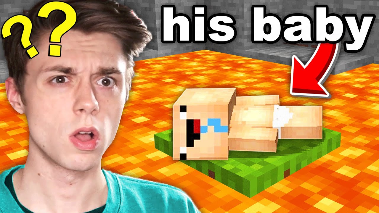I Fooled my Friend with a BABY MOD on Minecraft...