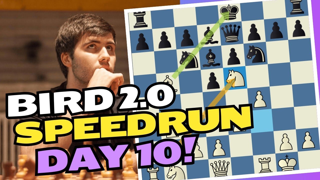Мой рейтинг на chess.com — 1200! Bird 2.0 Speedrun, день 10.