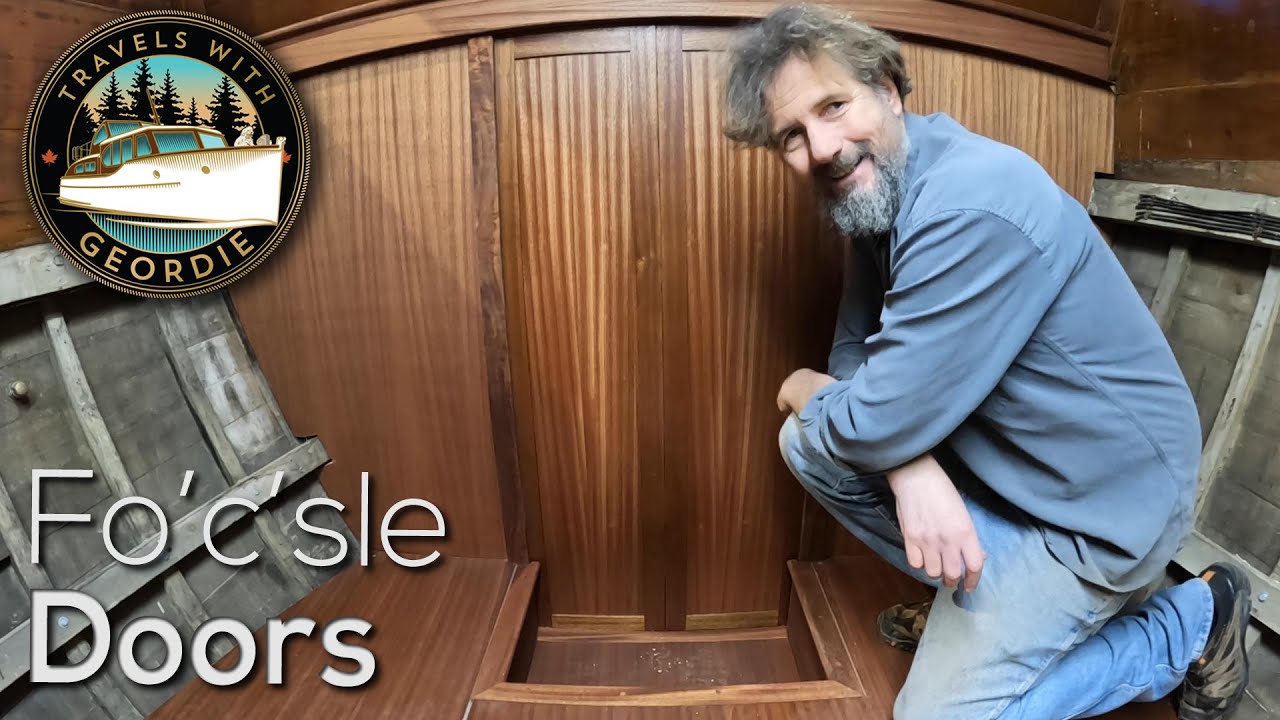 Fo'c'sle Doors- #349 - Boat Life - Living aboard a wooden boat - Travels With Geordie