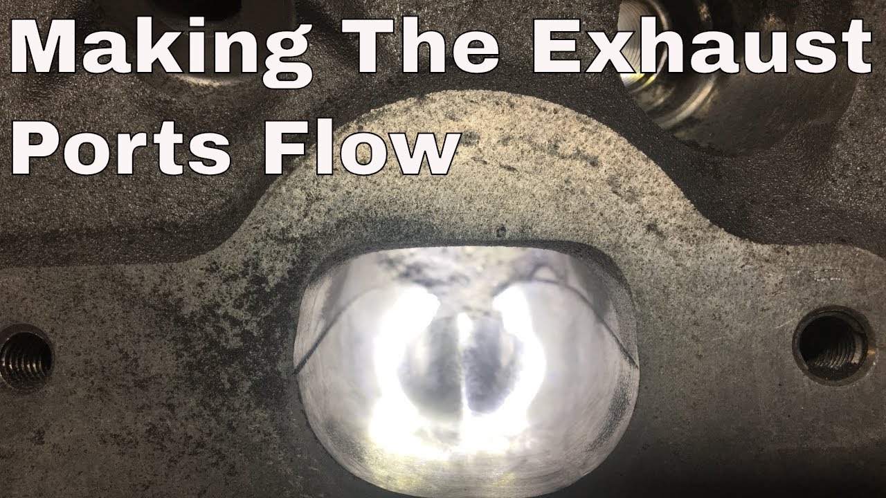 How To Port LS Cylinder Heads Part 2, Exhaust Port