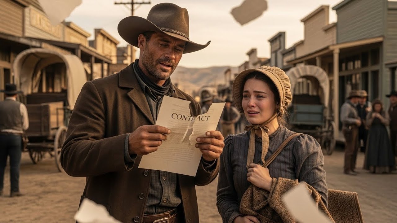 The Mail Order Bride Couldn't Read The Contract, A Cowboy Read It Aloud And Tore It Up