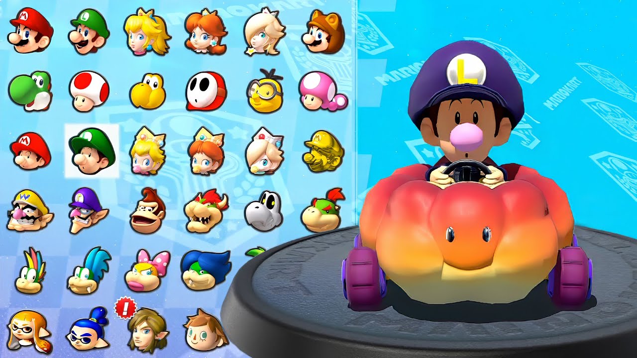 Mario Kart 8 - Baby Waluigi in Mushroom Cup, Banana Cup | The Best Racing Game on Nitendo Switch