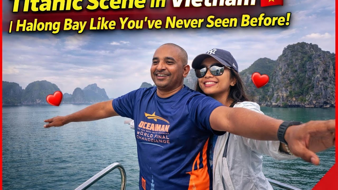 Titanic Scene in Vietnam 🇻🇳 | Halong Bay Like You&rsquo;ve Never Seen Before!