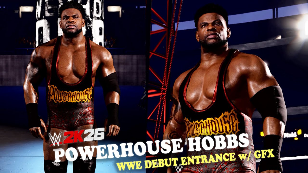 WWE 2K26 DLC || Powerhouse Hobbs/ Royce Keys RR'26 Debut Entrance w/ Graphics & New Theme (Concept)