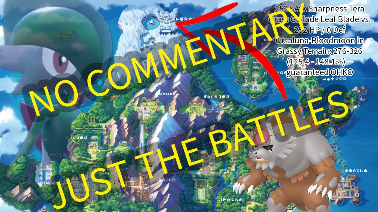 NO COMMENTARY (mostly): First Paldea League Ep 8: Kitakami Magic VS Snowpoint City Sabres