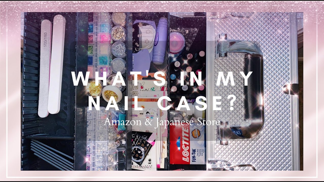 ♡ Whats In My Travel Nail Case ♡ | Essentials from Amazon and Japanese Stores!