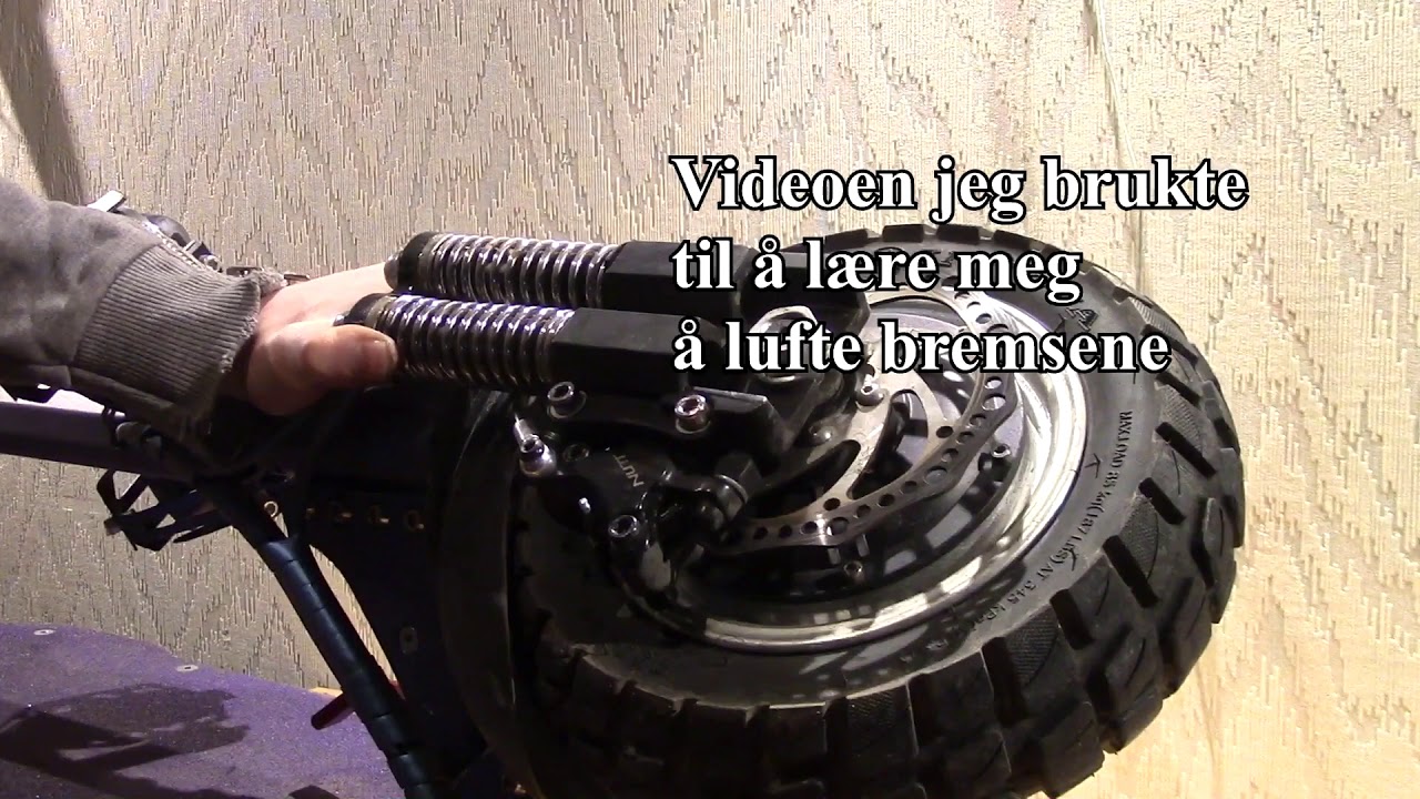 Bytter bremseklosser og lufter på E8 (Nutt/Shimano)#6