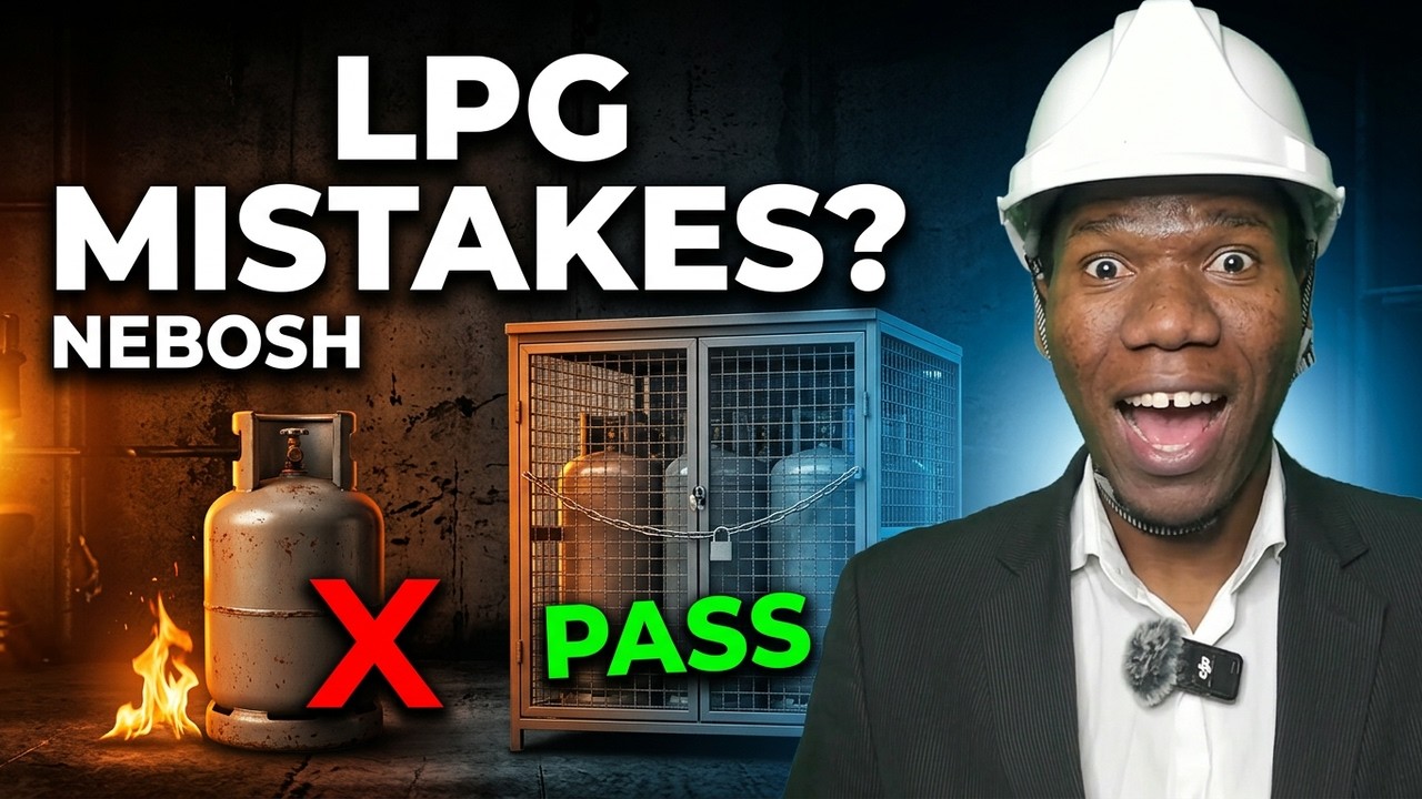 NEBOSH IGC ELEMENT 10: SAFE USE AND STORAGE OF LIQUIFIED PETROLIUM GASES (LPG) IN WORKPLACES