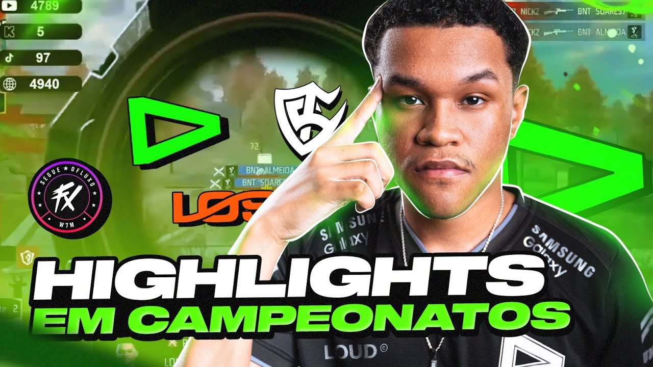 HIGHLIGHTS EM CAMPEONATOS 💚 - LOUD SNICKERS FF - S24 ULTRA 📱