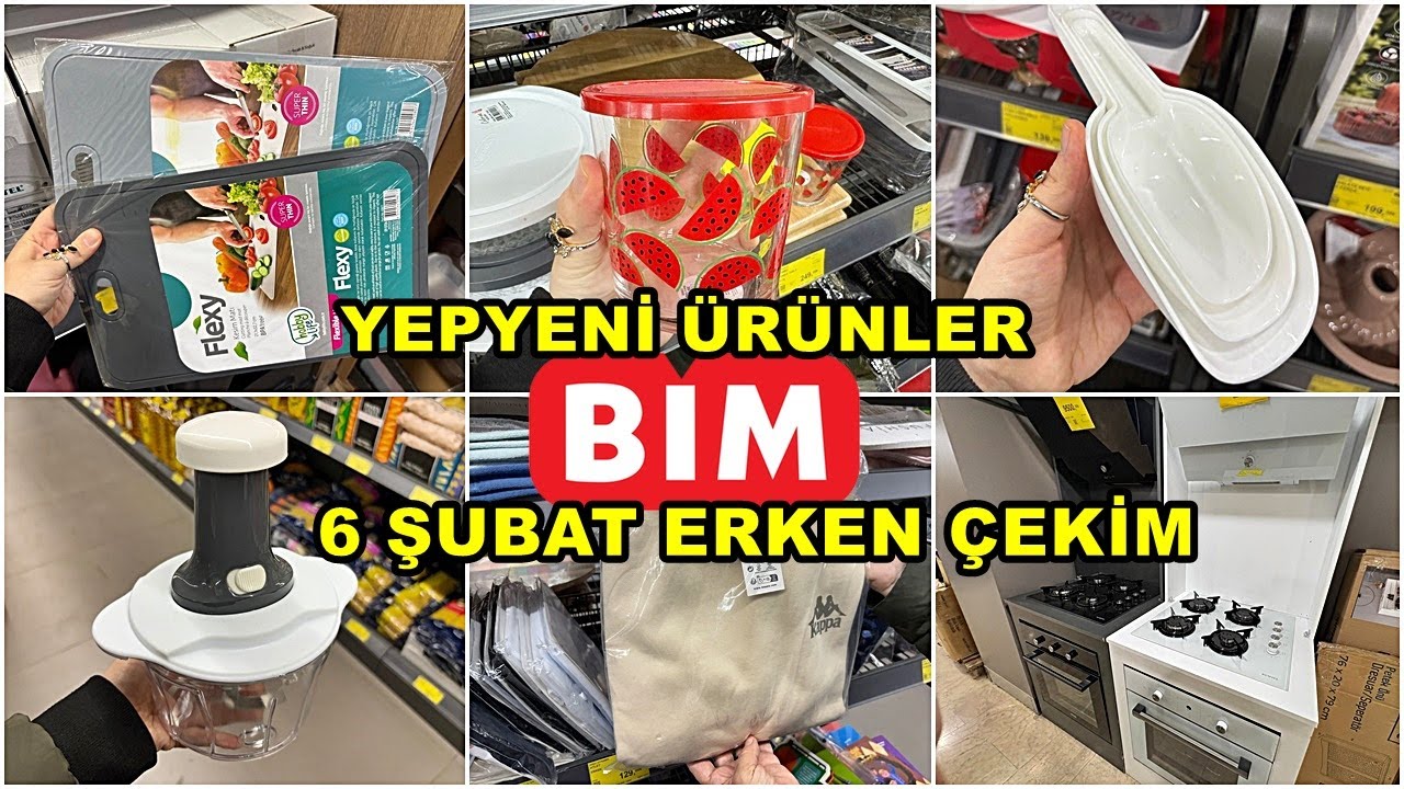 BİME GELDİ HEMEN ALDIK💃BİM 6 ŞUBAT 2026 CUMA💃/GERÇEK İLK VE TEK ERKEN ÇEKİM❗️/YEPYENİ ÜRÜNLER/