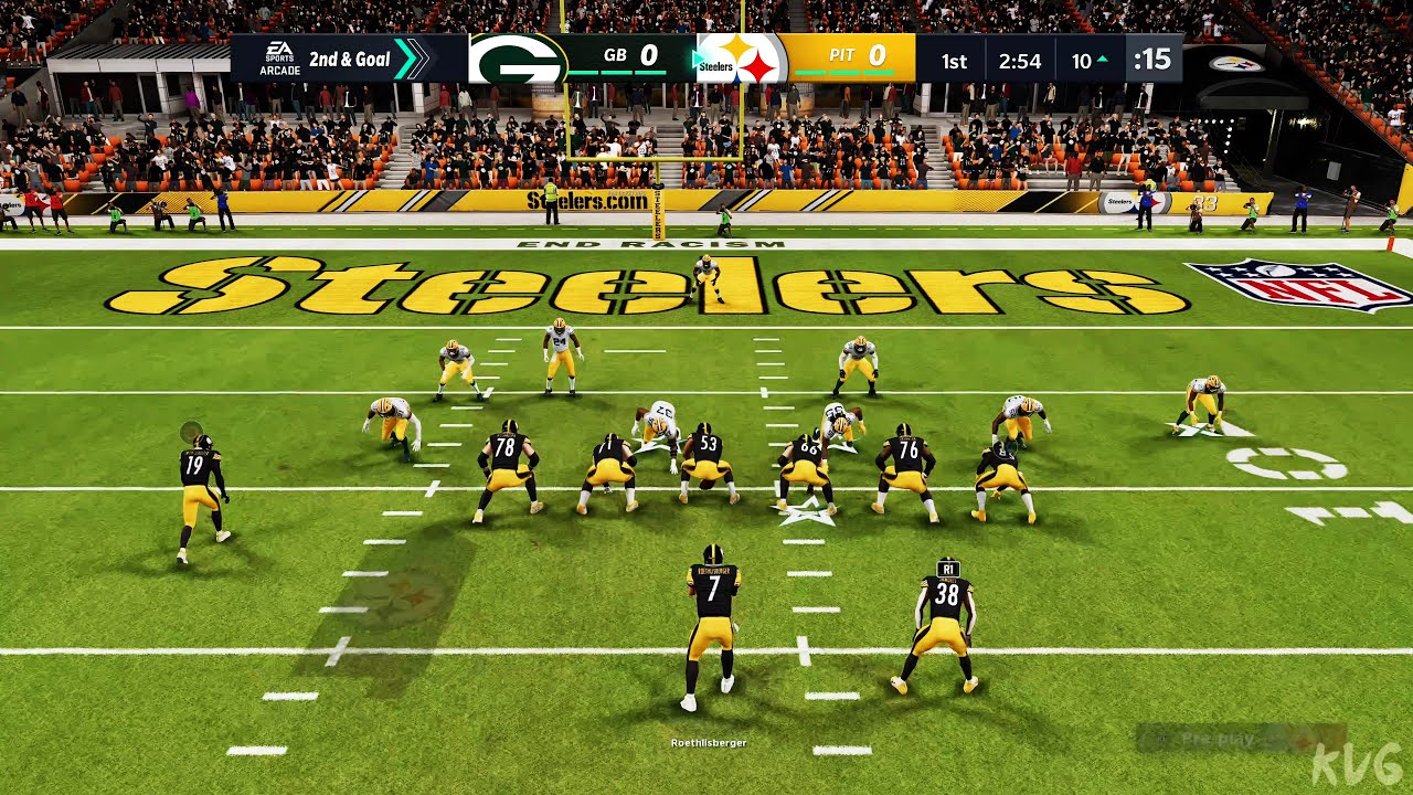 Madden NFL 21 - Green Bay Packers vs Pittsburgh Steelers - Gameplay (PS5 UHD) [4K60FPS]