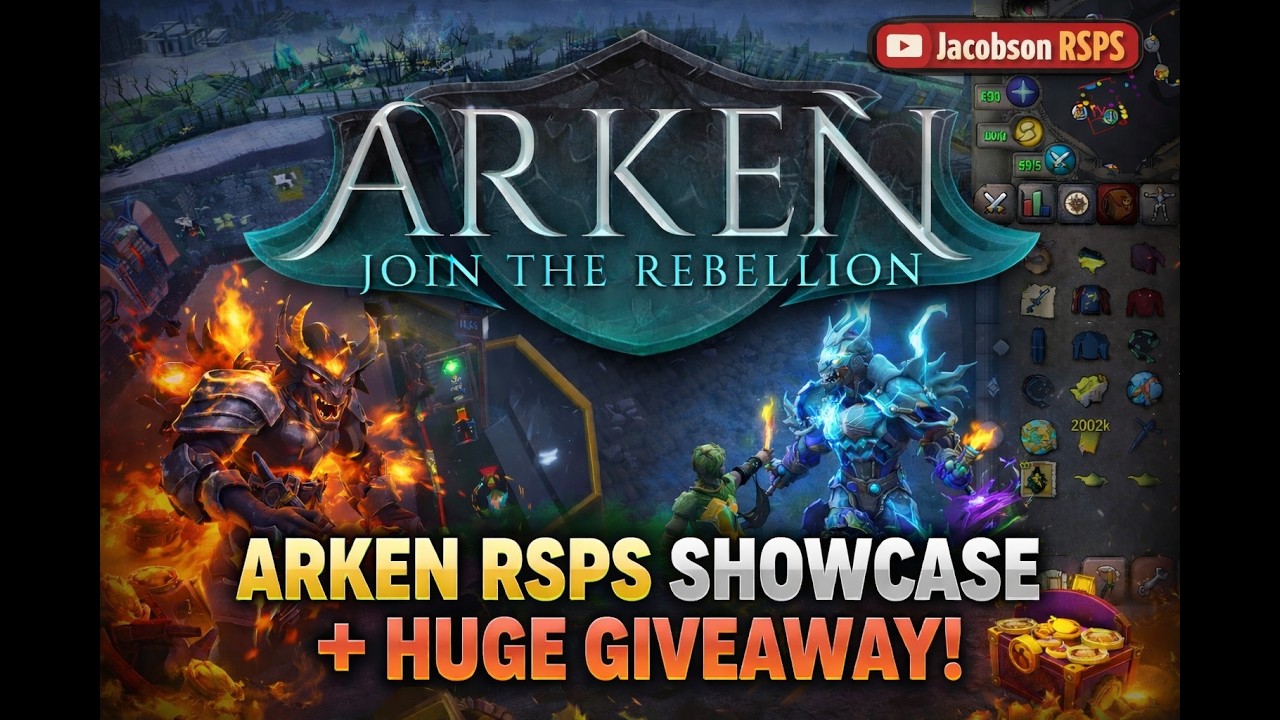 ARKEN RSPS Showcase + HUGE Giveaway! (Custom Bosses & Insane Drops)