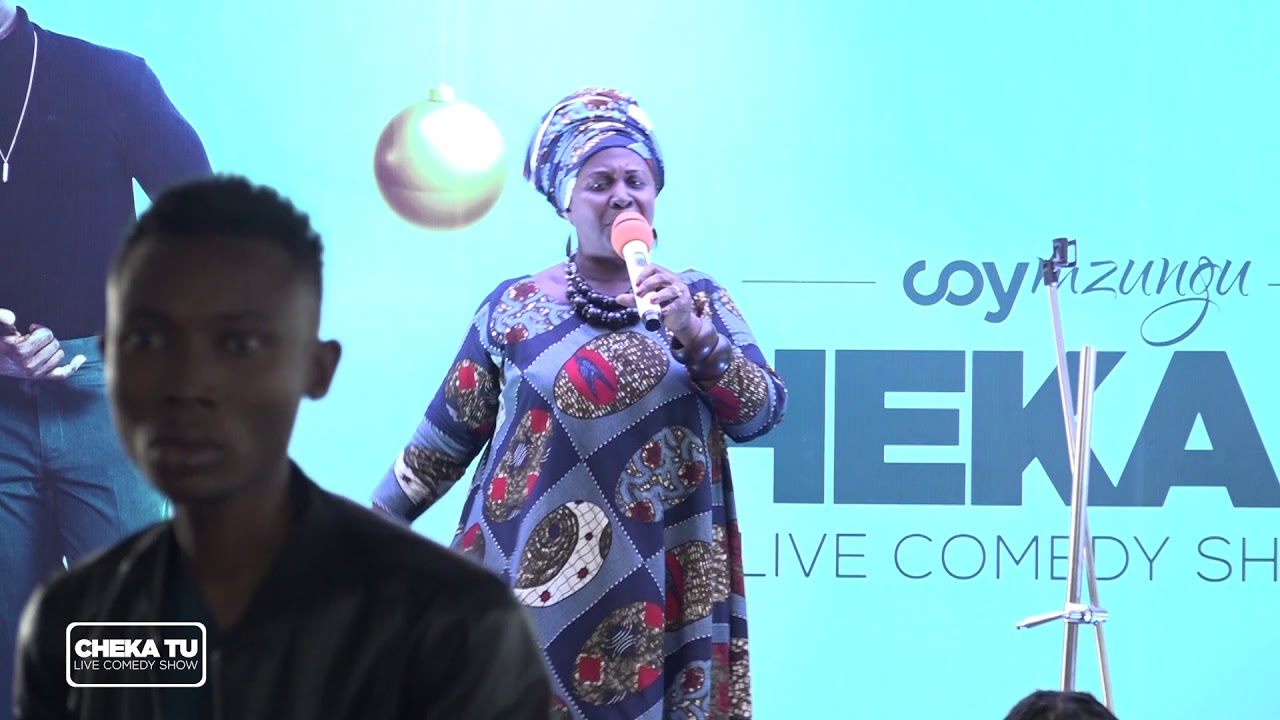 CHEKA TU (S01EP4) COMEDY BORA YA MWAKA 2017  MAMA MAWIGI KATIKA STAGE YA CHEKA TU