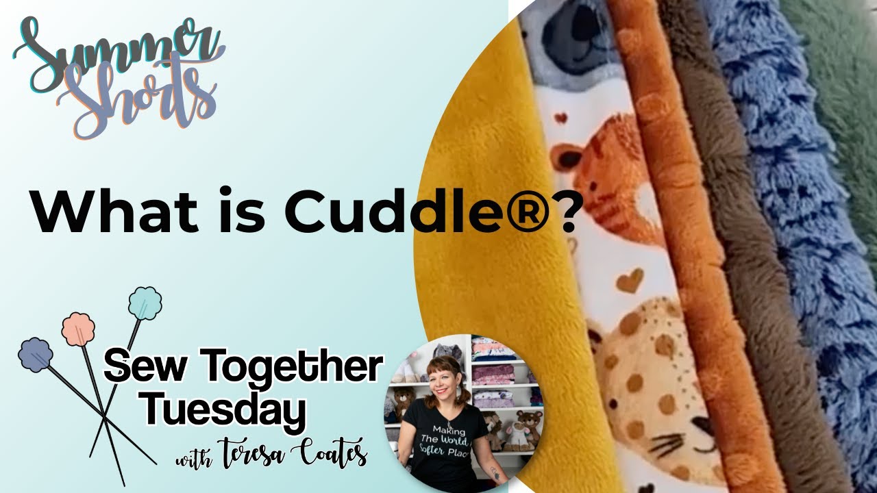 Что такое ткань Cuddle® Minky? (Летние шортики для шитья)
