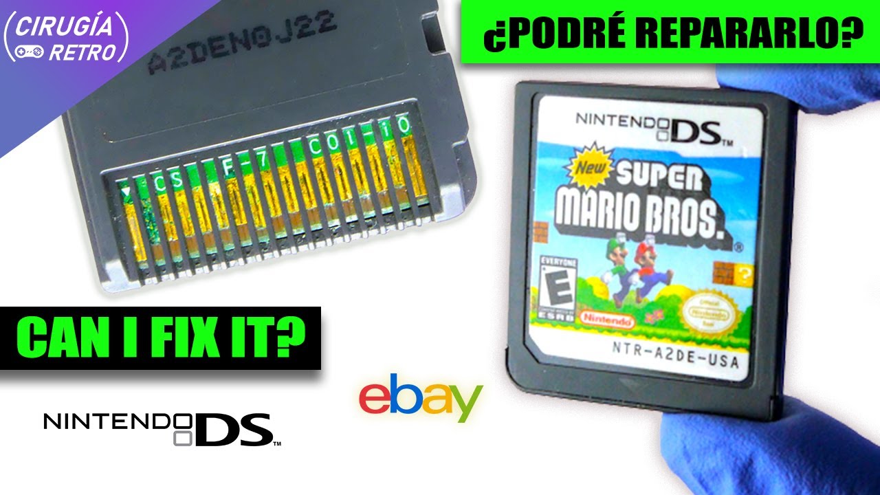 Operación New Super Mario Bros.: ¿Podré reparar un cartucho de Nintendo DS de ebay? / Nintendo / 4K