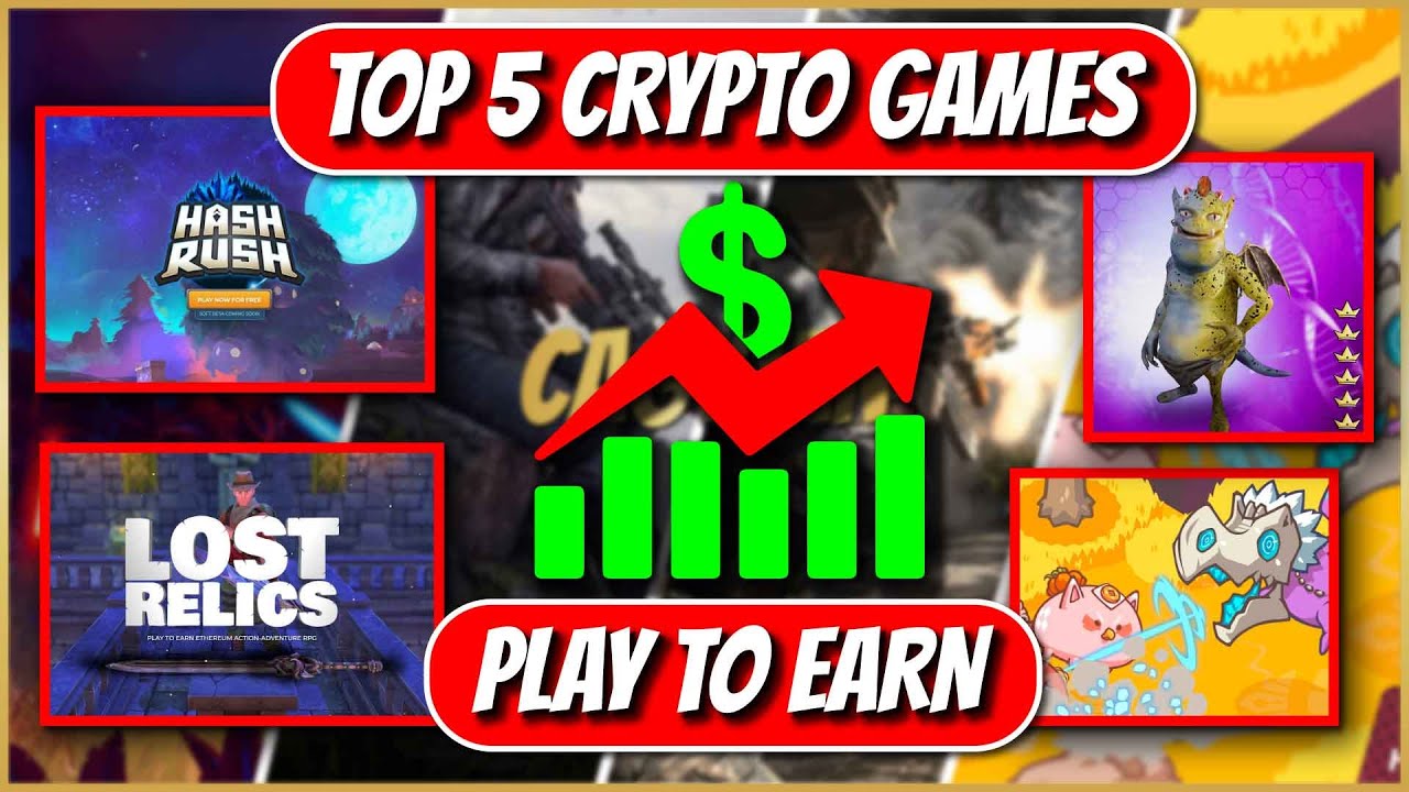 Top 5 crypto/blockchain games - play to earn crypto