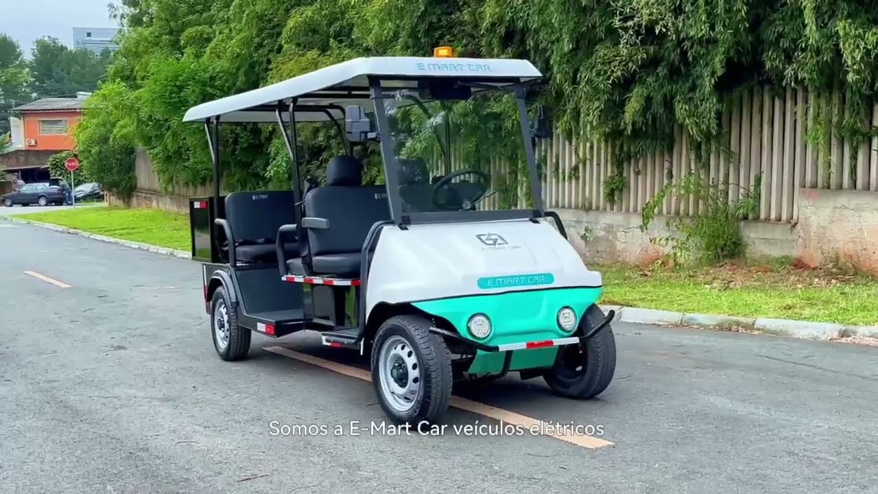 Veículo elétrico utilitário E-mart Car | Até 8 lugares para passageiros