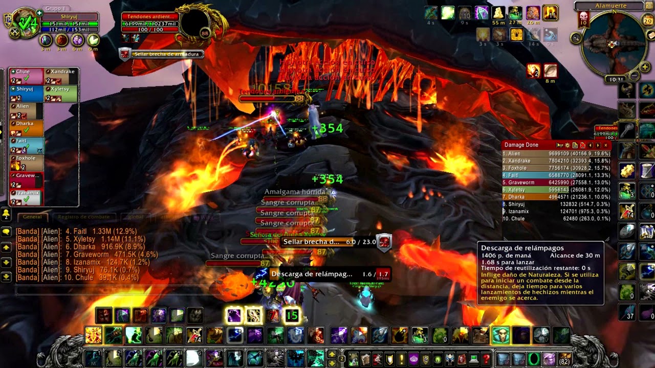 Espinazo De Alamuerte Heroico Chaman Restauracion Athenas Wow Cataclysm