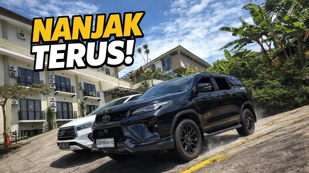 TEST TANJAK MENANJAK DI TAWANGMANGU NAIK FORTUNER 2.8 DIESEL 4X2!SEBERAPA BERAT?NGINEP DI HOTEL NAVA