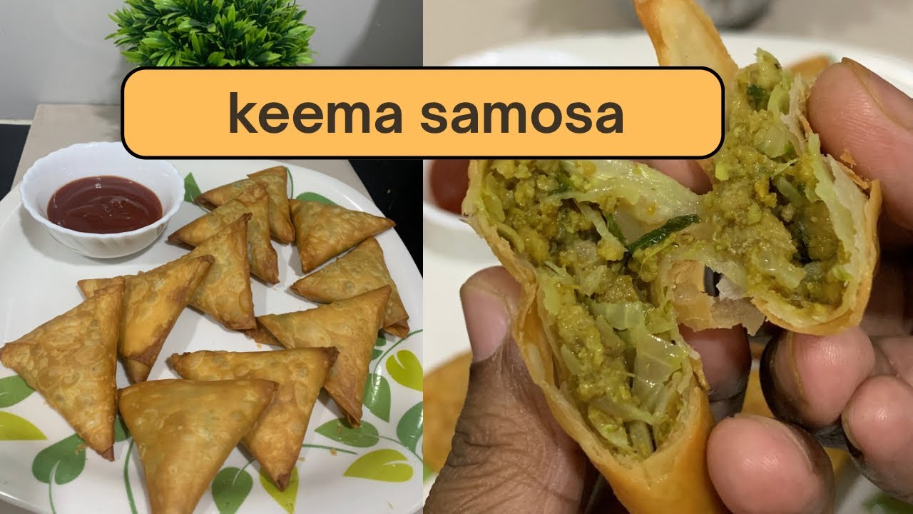 Keema samosa recipe | Ramadan special street food | Iftar recipe @CookingwithhumairaM 