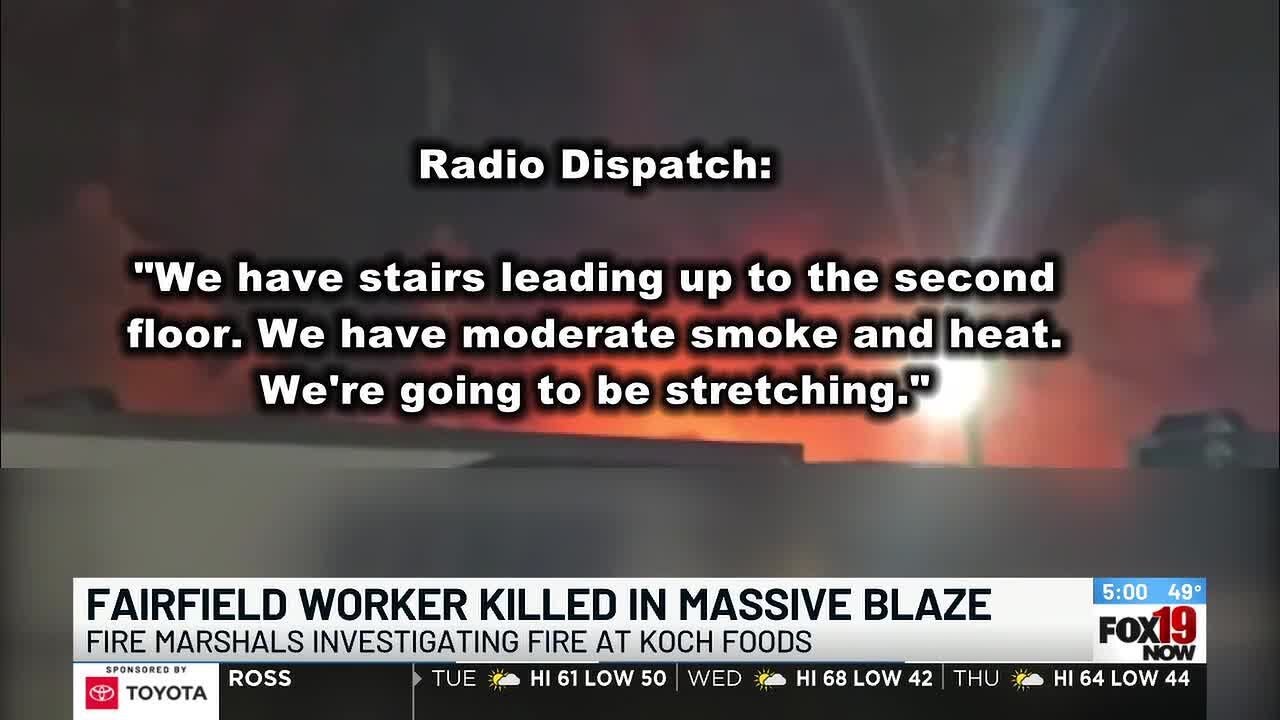 Fairfield worker killed in massive blaze at Koch Foods