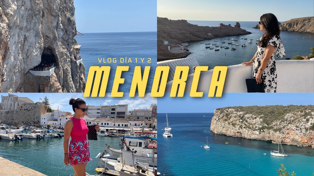 MENORCA parte I - Cala en Porter, Cova d'en Xoroi, Cala Blanca, Ciudadela, Aniversario en Ivette