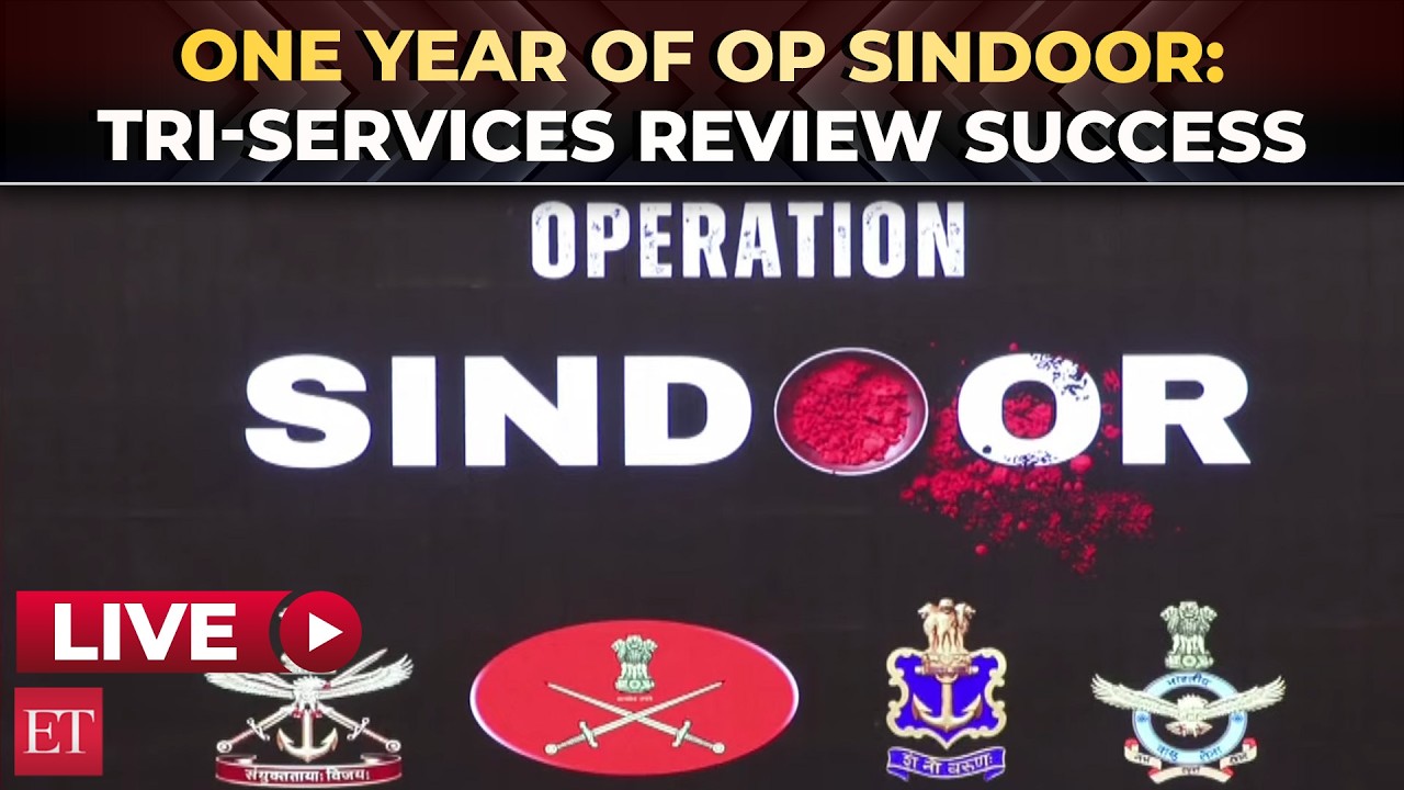 LIVE: India marks Operation Sindoor anniversary with tri-services briefing