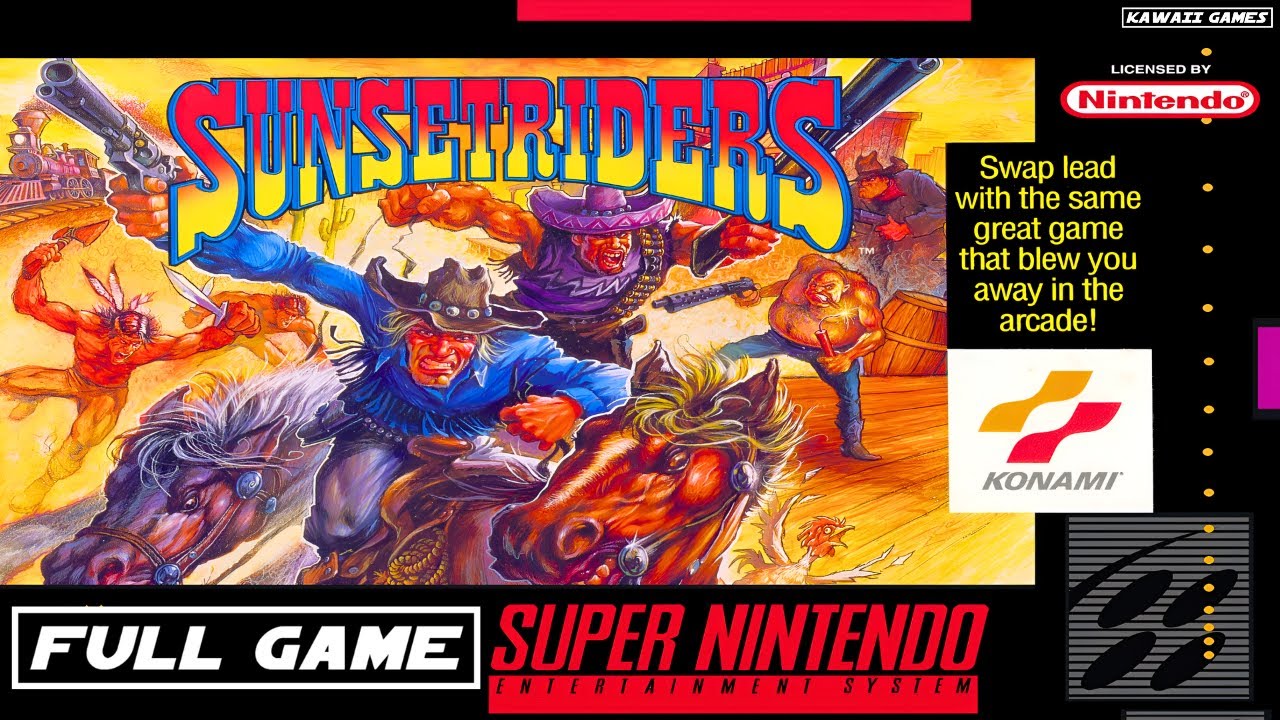 Sunset Riders [SNES] Gameplay Walkthrough FULL GAME [4K60ᶠᵖˢ🔴]