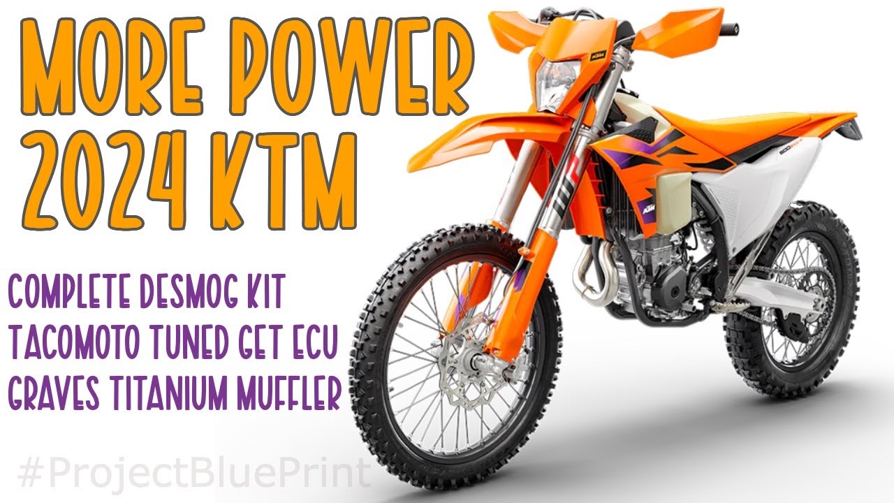 2024 KTM — DeSmog, выхлопная система, установка блока управления GET
