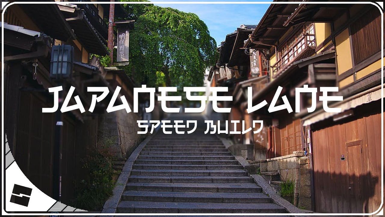 ROBLOX Studio | [SpeedBuild] Aesthetic Japanese Lane 🏮