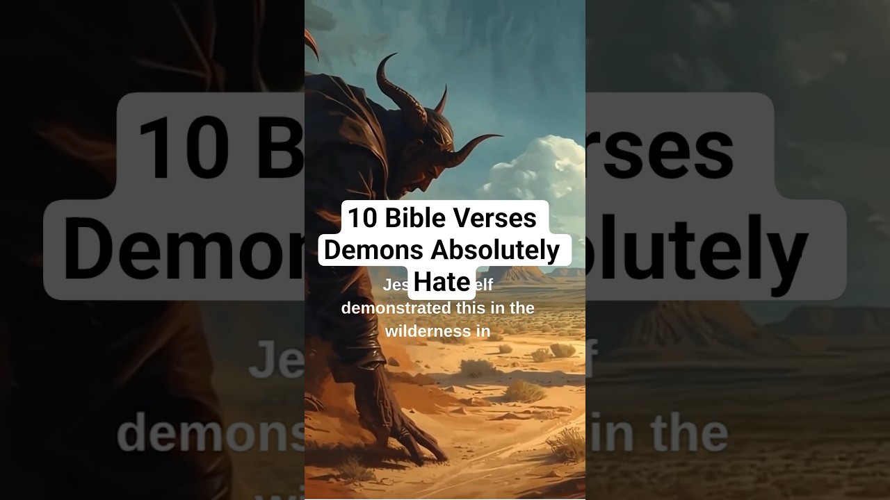 10 Bible Verses That The DEVIL Absolutely HATES