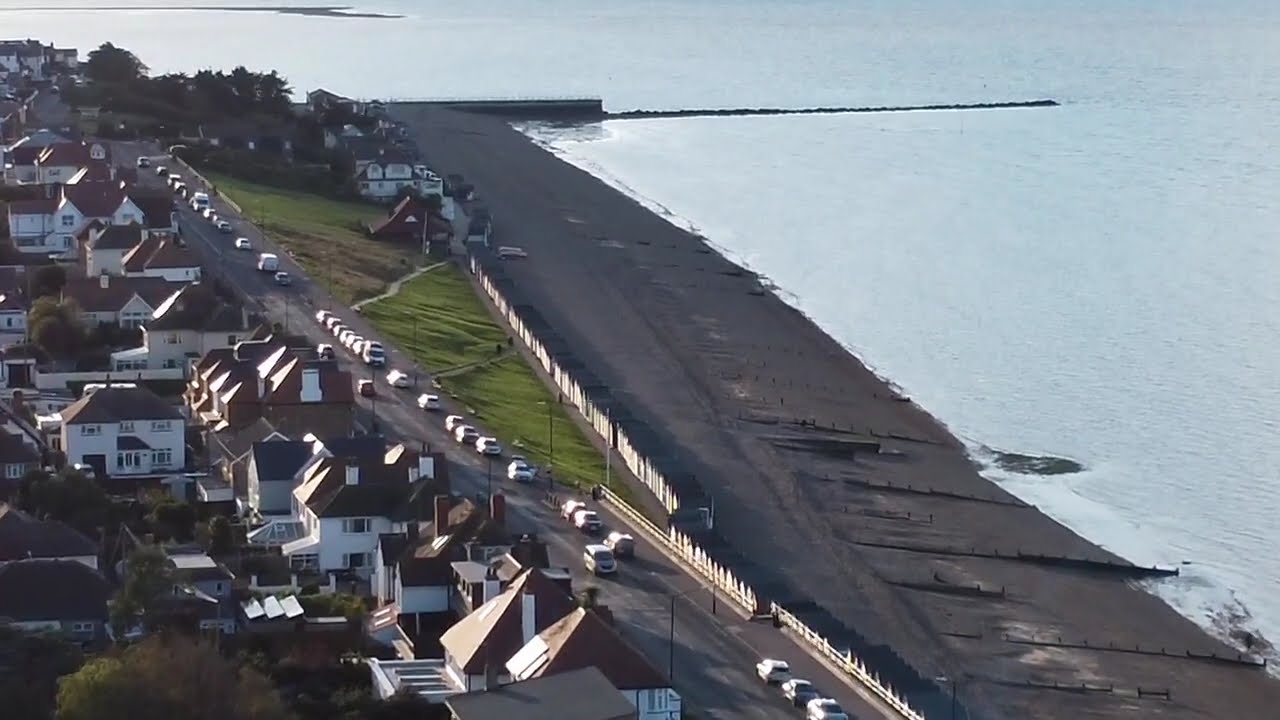 Herne bay pier by drone flight