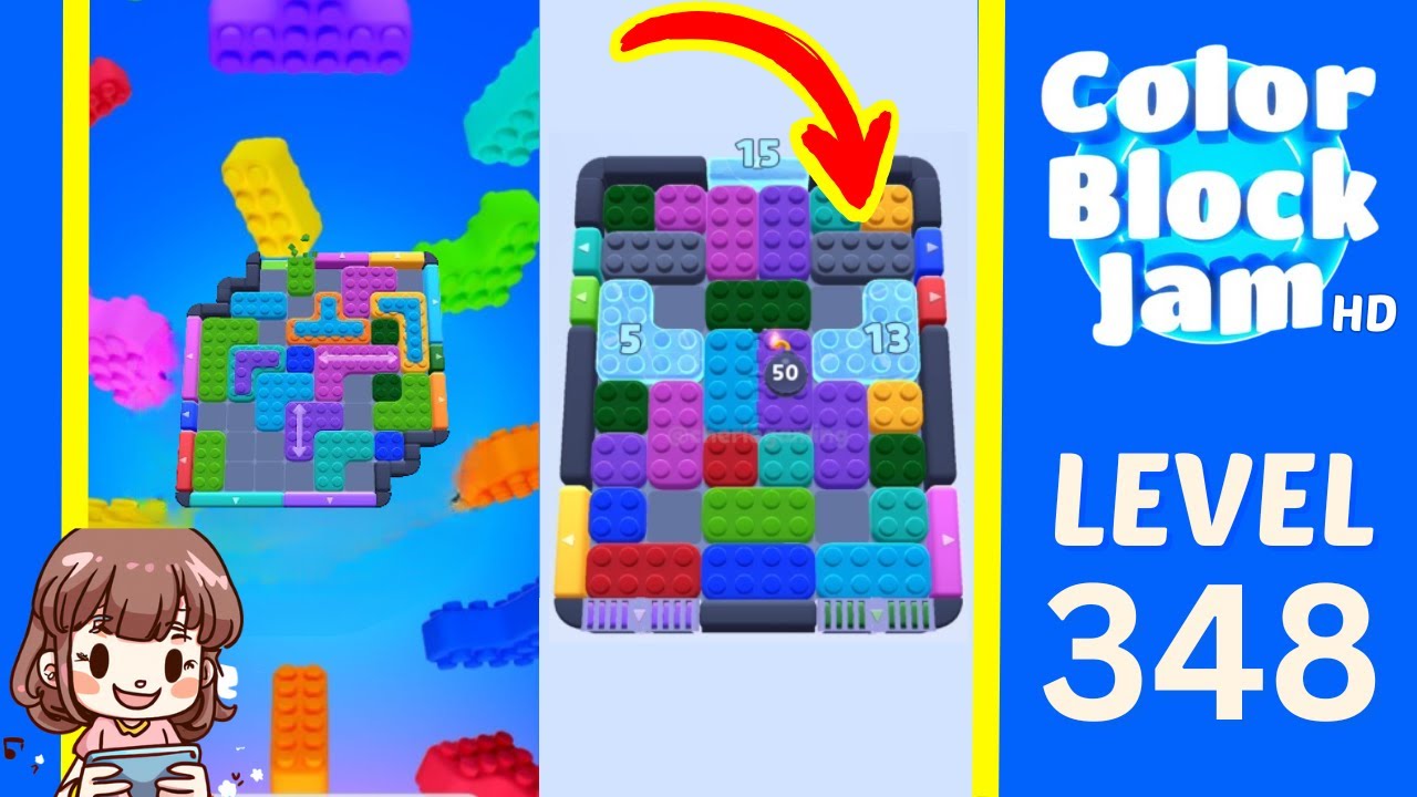 Color Block Jam Level 348 Solution Walkthrough