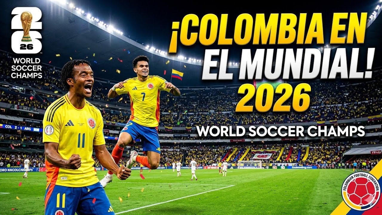 jugando el mundial en el World Soccer Challenge con Colombia
