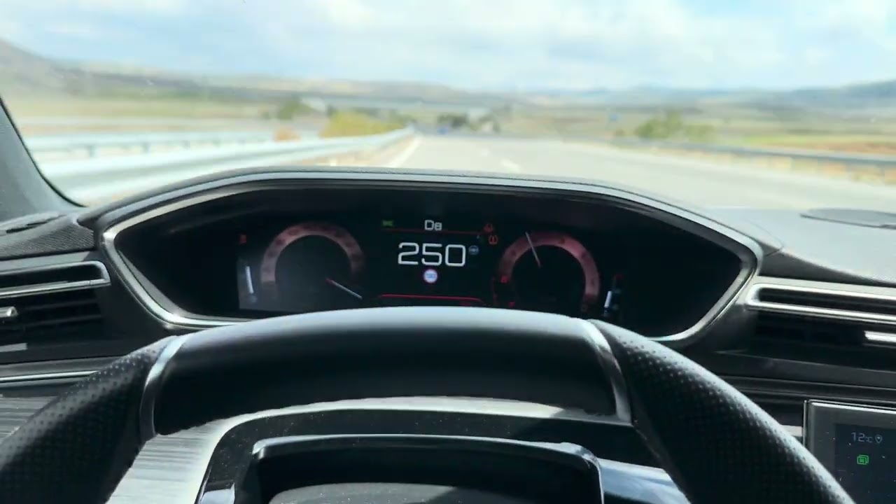 Peugeot 508 1.6 225 hp top speed (son hız)